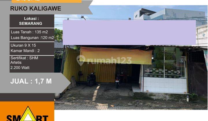 Jual Ruko 1 Lantai Kaligawe Raya 1