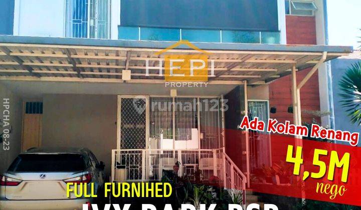 Rumah 2 Lantai Furnished di Bsb City, Semarang Ada Kolam Renang 1