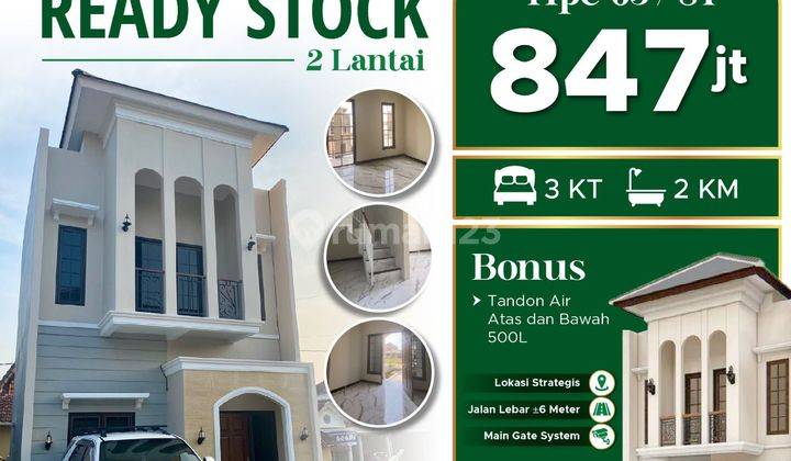 Siap Huni Rumah American Classic Townhouse Pedurungan Bisa Kpr 1