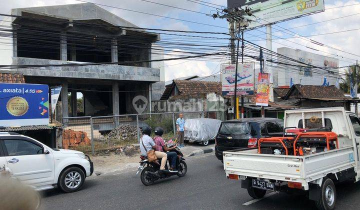 Tanah Bonus Bangunan Gedung 3 Lt Jalan Raya Dekat Dandara Adi Sucipto