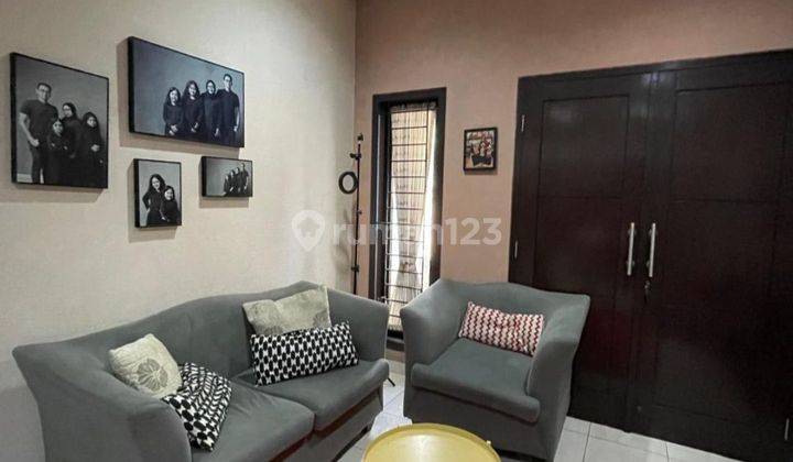 Rumah  Semi Furnished Dekat Akses Toll Dan Lrt Di The Green, Jatibening, Bekasi 