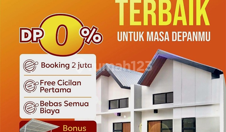 Kayana Green Hills Cijeruk, Bogor - 0% Down Payment - 2 Million Rupiah Booking Fee, All-Inclusive, All Costs Free.