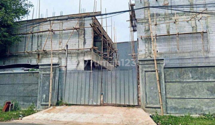 Tanah Di Pulomas Timur Ada Bangunan Rumah Belum Jadi
