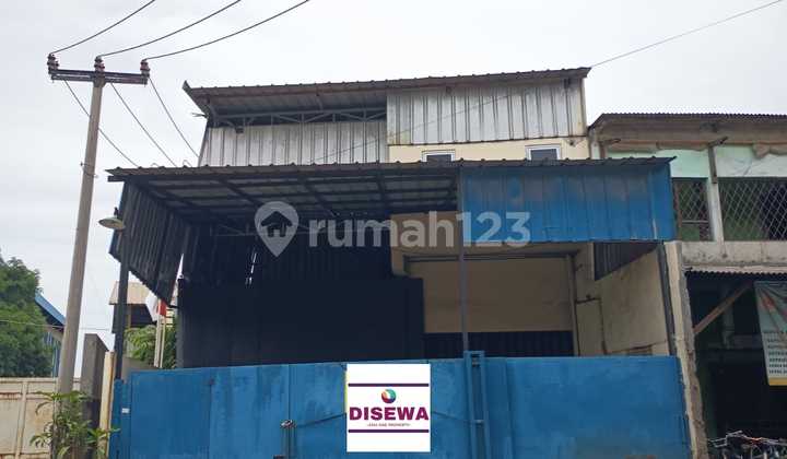Disewakan gudang kecil pinggir jalan raya di Setu, Cikarang Barat