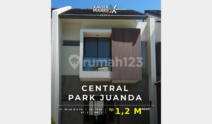 Rumah 2 Lantai, Central Park Juanda, Surabaya 1