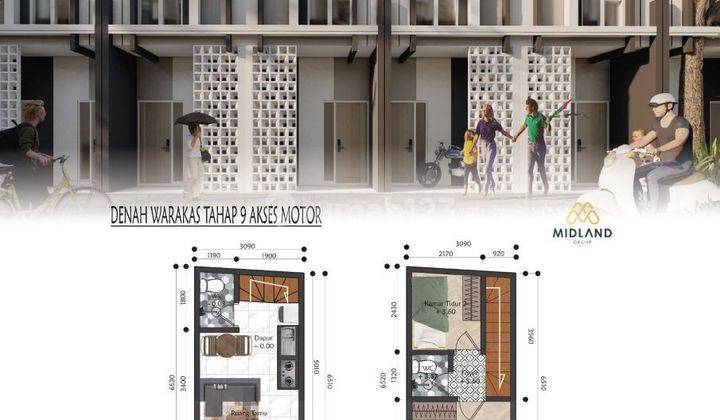 Townhouse 2 lantai lokasi dekat stadion jis sunter  2