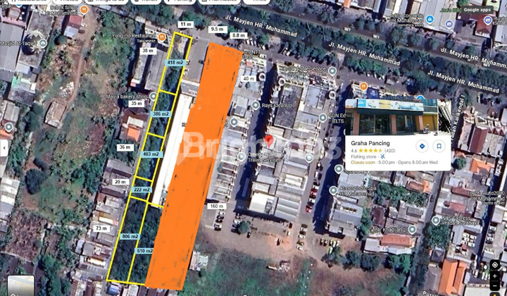 Strategic Commercial Location on Jl. HR. Muhammad, Near Vasa Hotel Row, Superindo & Merlion School, Heavy Vehicle Traffic, Suitable for Various Types of Businesses.