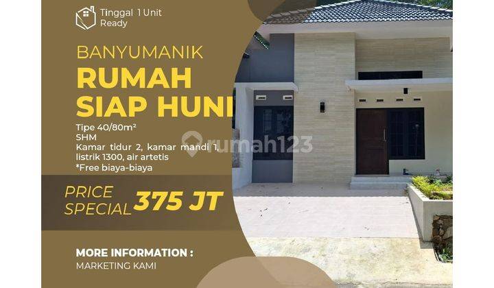 Rumah Siap Huni di Pudakpayung Banyumanik Semarang, Banyak Promonya! 1
