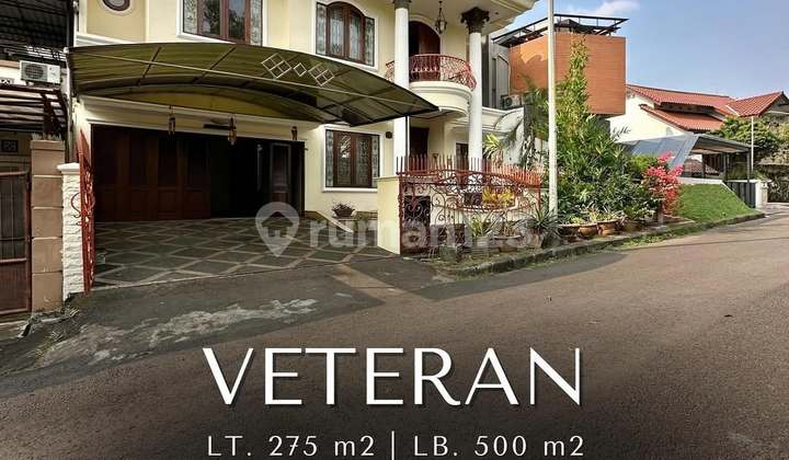 Rumah Bagus Siap Huni di Komplek Veteran, LT 275 LB 500