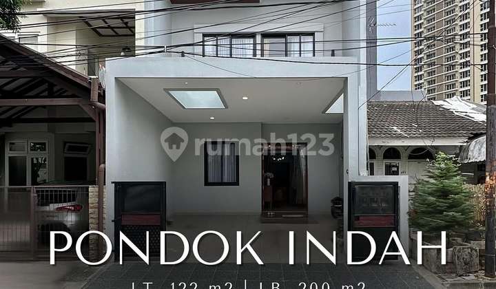 Brand New House Furnished di Pondok Indah, LT 122 LB 200