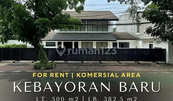 Bangunan untuk Usaha dan Kantor di Kebayoran Baru LT 500 LB 382,5