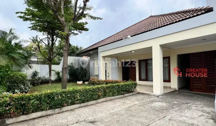 Rumah Luas 1 Lantai di Kemang Dalam, LT 1050 LB 600 1