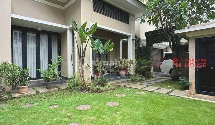 Modern Tropical dalam Komplek Kemang, Bebas Banjir (LT/LB: 550/400) 1