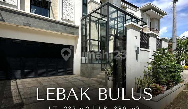 Furnished Modern Tropical House di Lebak Bulus, LT 233 LB 380