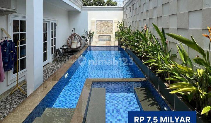 Fully Furnished Modern Classic House di Jagakarsa, Lt 200 Lb 345 1