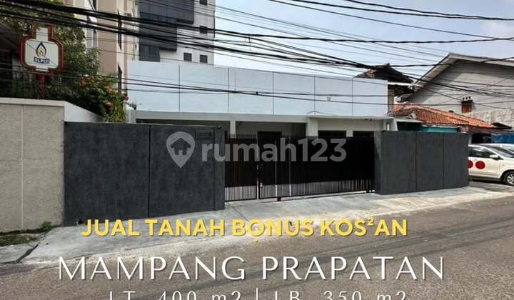 Tanah Bonus Kos di Mampang Prapatan, LT 400 LB 350 Tanah Bonus Kos di Mampang Prapatan, LT 400 LB 350