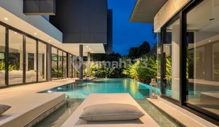 Luxurious Furnished Tropical Villa di Canggu - Bali LT 655 LB 715 2