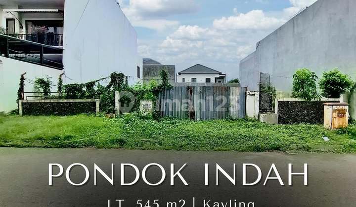 Lahan Siap Bangun di Lokasi Premium Pondok Indah, LT 545