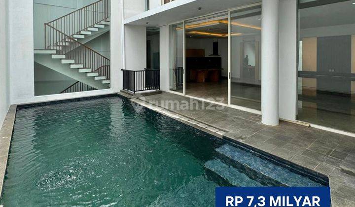 Rumah Modern Tropis Dalam Townhouse Tanjung Barat, Lt 218 Lb 500 1