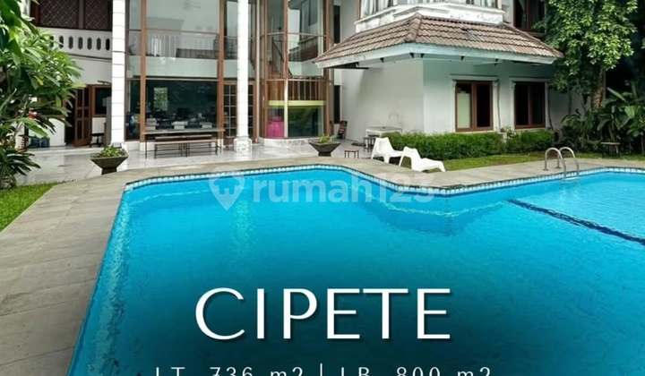 Rumah Cantik Siap Huni di Cipete Utara, LT 736 LB 800