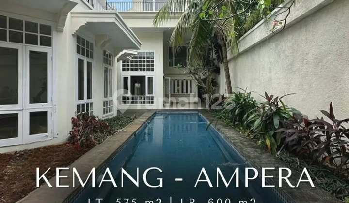 Rumah Klasik Modern Terenovasi di Kemang, LT 575 LB 600 Rumah Klasik Modern Terenovasi di Kemang, LT 575 LB 600