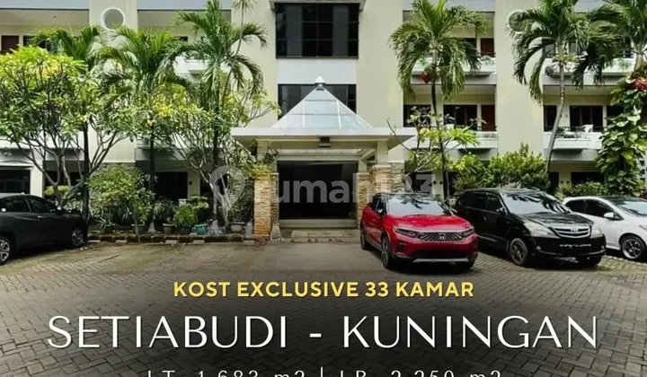 Exclusive Kost Furnished 33 Kamar di Karet - Setiabudi, LT 1683 LB 2250 1