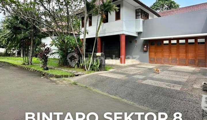 Rumah Semi Furnished Dalam Cluster Bintaro Sektor 8 LT 748 LB 500 Rumah Semi Furnished Dalam Cluster Bintaro Sektor 8 LT 748 LB 500