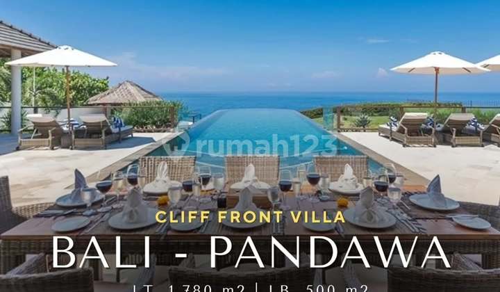 Cliff Front Villa Furnished di Pandawa Bali, LT 1780 LB 500 Cliff Front Villa Furnished di Pandawa Bali, LT 1780 LB 500