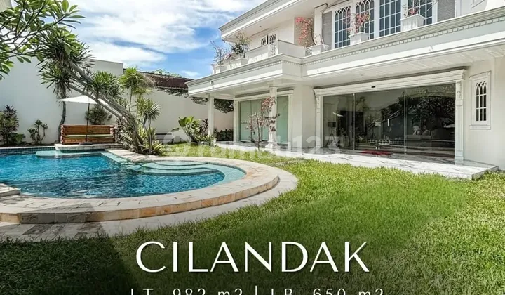 Luxurious House Siap Huni di Cilandak, LT 982 LB 650