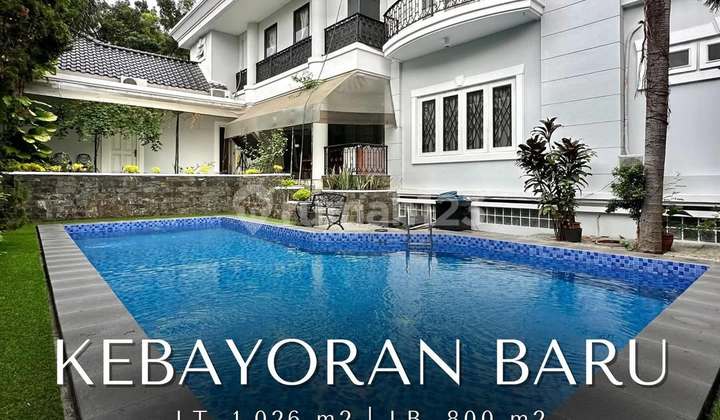 Rumah Mewah Halaman Luas di Kebayoran Baru, LT 1026 LB 800