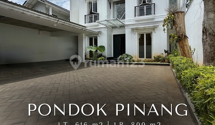 Modern Classic House Siap Huni di Pondok Pinang, LT 616 LB 800