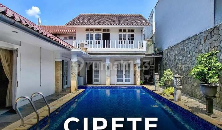 Rumah Bagus Semi Furnished Dekat MRT di Cipete, Lt 529 Lb 400 1