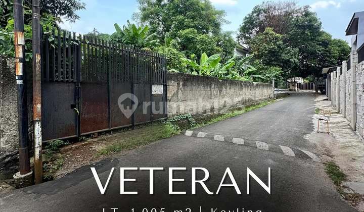 Lahan Siap Bangun Dalam Komplek Veteran Dekat Tol, LT 1005