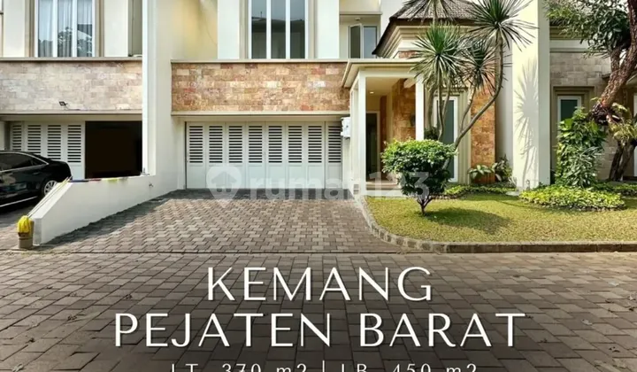 Rumah Modern Tropis di Townhouse Kemang, LT 370 LB 450 1