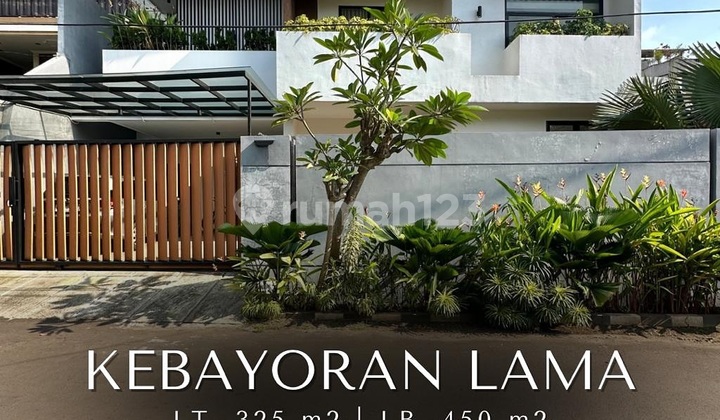 Newly Renovated Furnished House di Kebayoran Lama, LT 325 LB 450