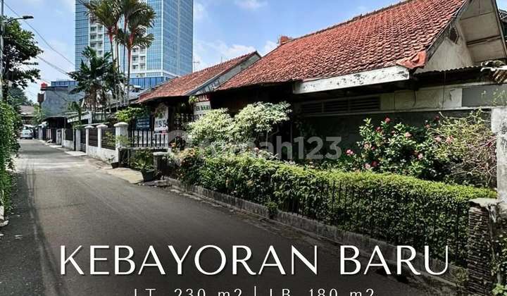 Rumah Hadap Barat Hitung Tanah di Kebayoran Baru, LT 230 Rumah Hadap Barat Hitung Tanah di Kebayoran Baru, LT 230