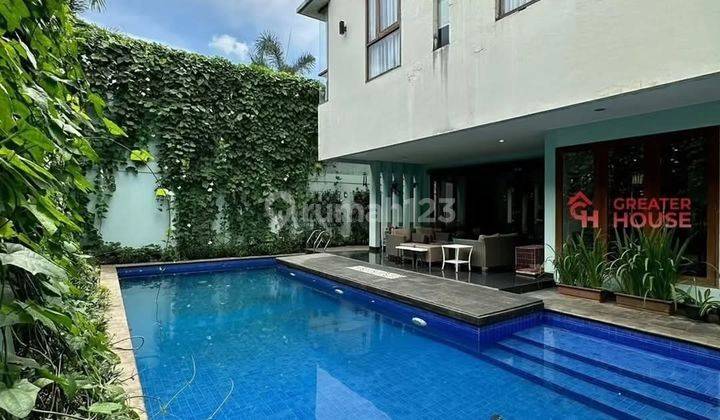 Modern Tropical House di Komplek Pejaten Barat, T 418 B 380 2