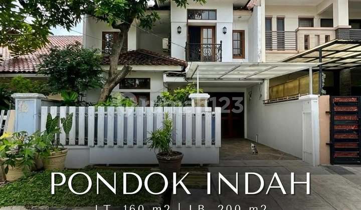 Rumah Terawat Siap Huni di Pondok Indah, LT 160 LB 200