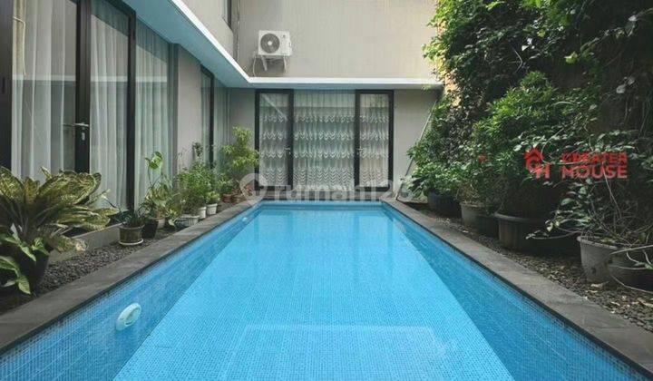 Rumah Modern Minimalis Di Townhouse Veteran Bintaro Lt 283 Lb 250 1