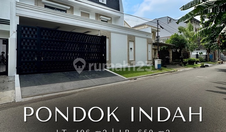 Brand New American Classic House di Pondok Indah, LT 406 LB 650