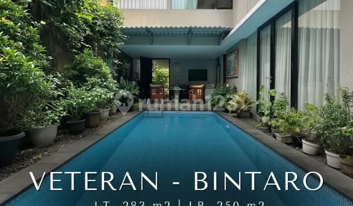 Rumah Modern Minimalis di Townhouse Veteran Bintaro, LT 283 LB 250