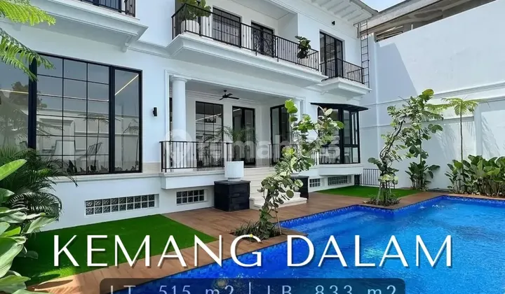 New Classic Modern House in Kemang Dalam, Land Area 515, Building Area 833