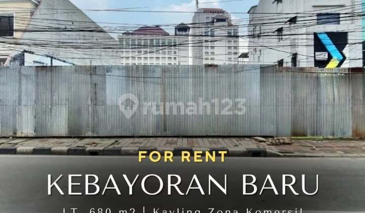 Land in Wijaya Kebayoran Baru Commercial Zone, Plot Size 680 1
