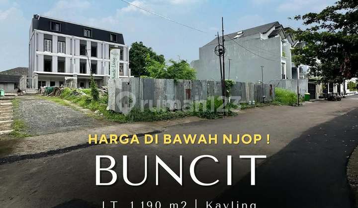 Tanah Kavling Cocok untuk Towmhouse di Warung Buncit, LT 1190 Tanah Kavling Cocok untuk Towmhouse di Warung Buncit, LT 1190