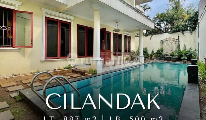 Rumah Bagus Siap Huni Dekat Tol di Cilandak, LT 887 LB 500