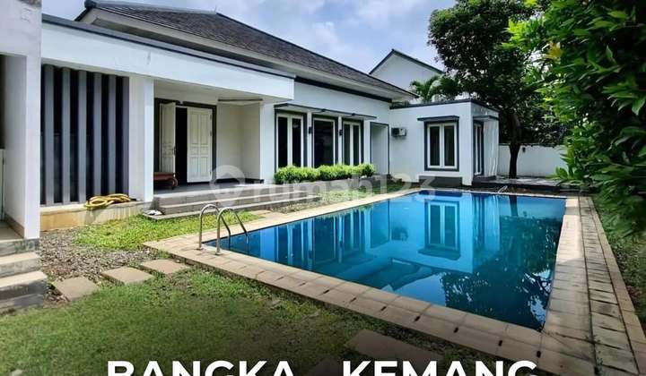 Rumah 1 Lantai Halaman Luas di Bangka - Kemang, LT 696 LB 325 1
