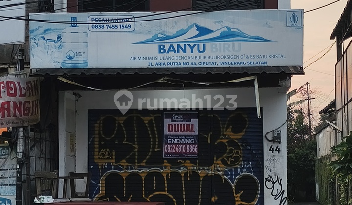 Jual Cepat Ruko di Aria Putra Pamulang Jalan 2 Arah Strategis