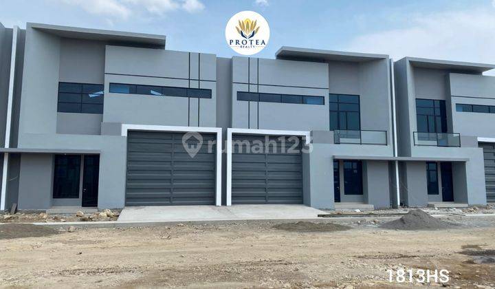 Gudang + Kantor Baru Modern Tanah 384m2 Dekat Exit Toll Kanci 1