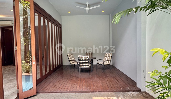 Bright minimalist house w/ pool & garden in kemang compound AJH04169 Bright minimalist house w/ pool & garden in kemang compound AJH04169