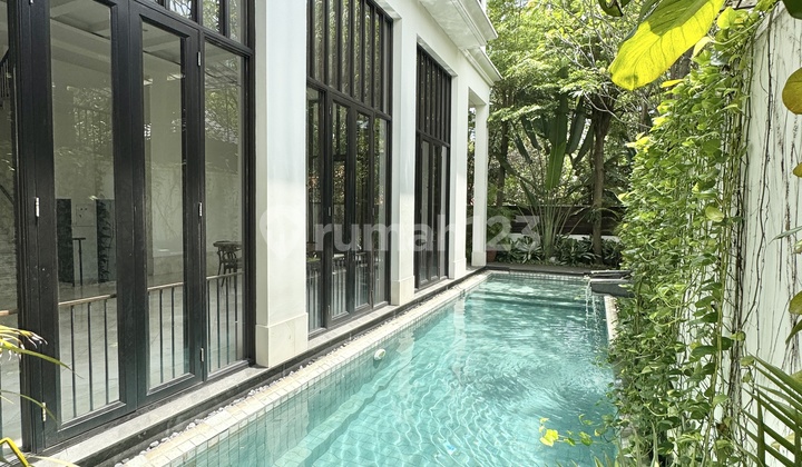 Tropical House With Private Pool In Compound Of Pejaten Ajh05029
